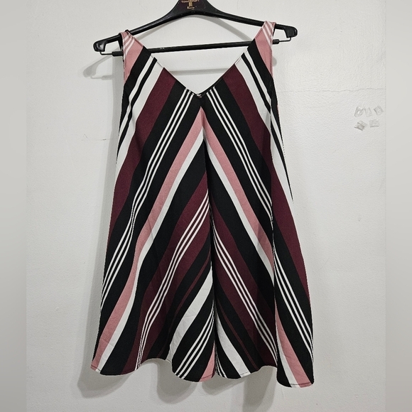 Lane Bryant Tops - Lane Bryant Sleeveless V-Neck Striped Tank Top. Size 14 Large